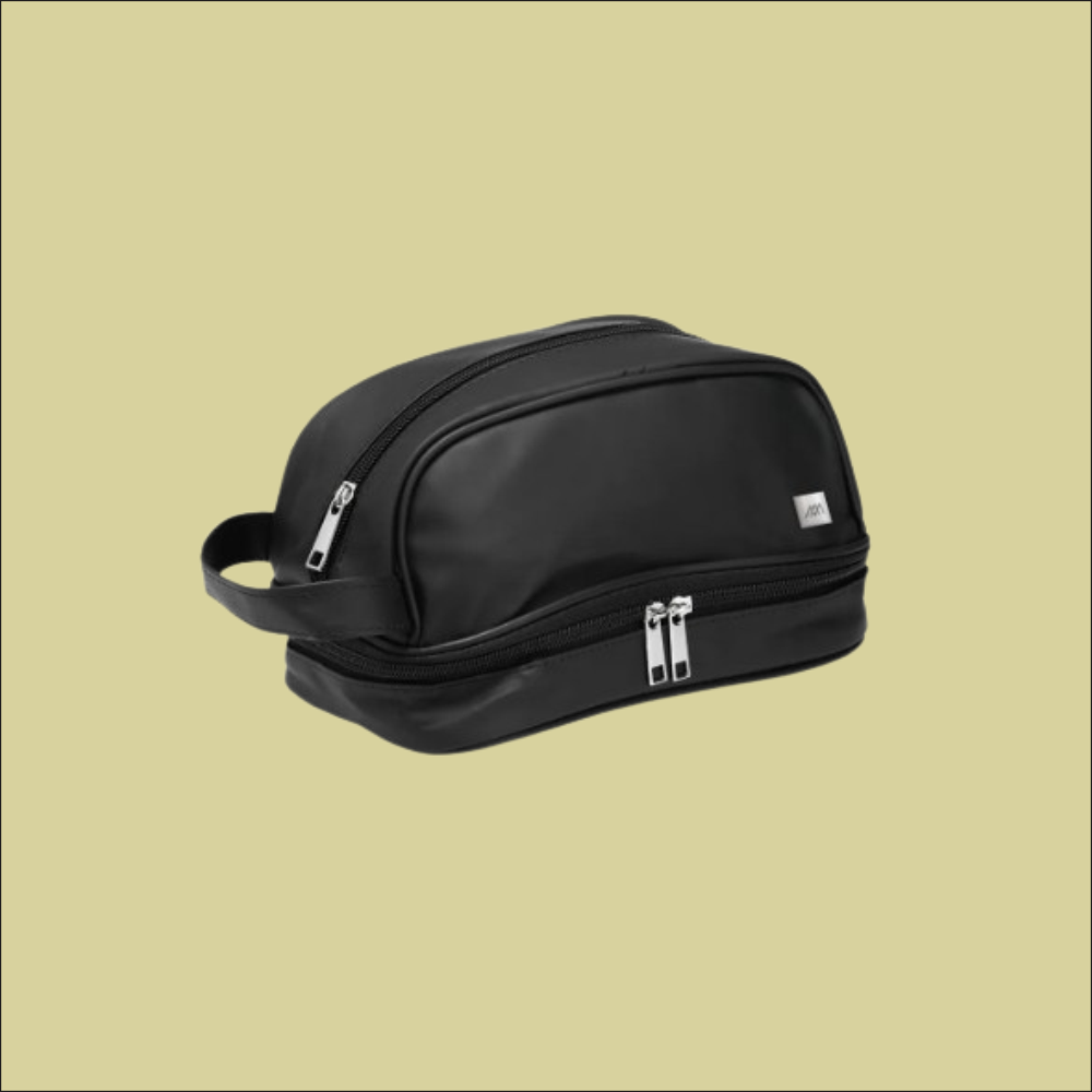 Necessaire Couro Sintético PT Manserv